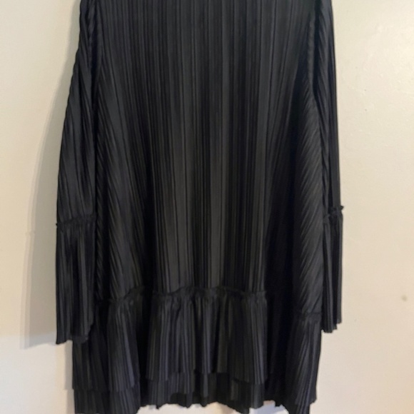 Free People Chic Edgy Mini Dress XS Black Preppy Old Money Classic Urban Euro - Picture 10 of 16